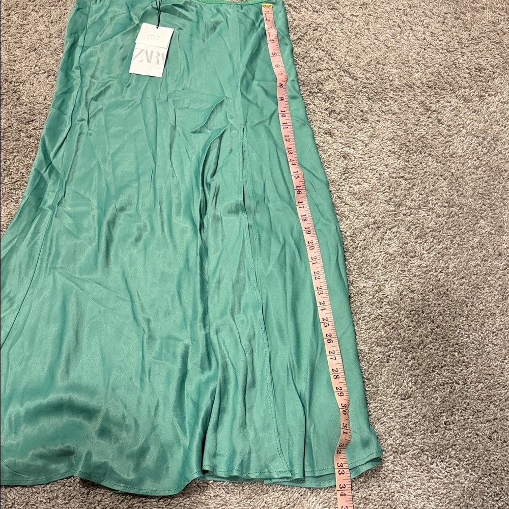 NWT Zara Satin Skit Sz XL - Picture 6 of 8